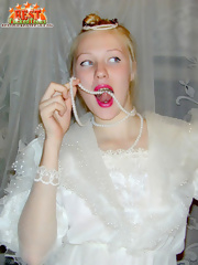 Depraved teen-aged bride